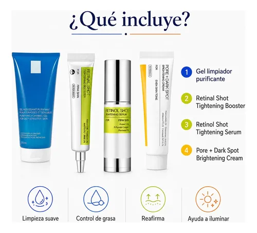 Limpiador Reafirmante Y Antimanchas Con Retinol Skit Skincar