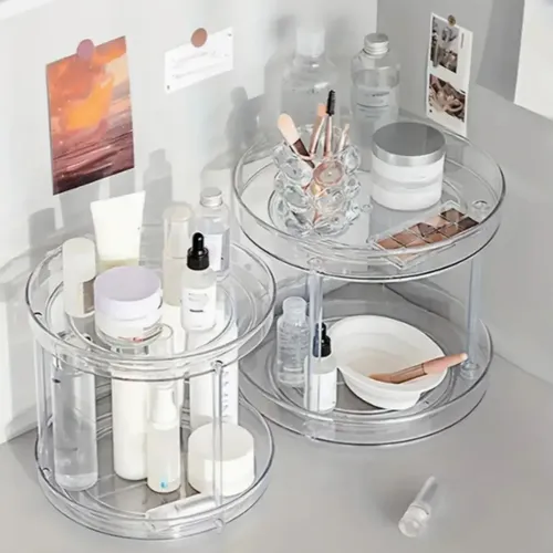 Organizador Maquillaje Gira 360* Acrílico Bijouterie