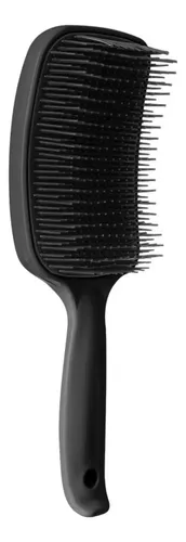 Cepillo Desenredante Para Cabellos Finos Mega Hair Y Peluca Color Negro