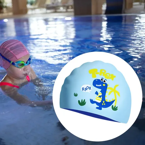 Gorro De Baño Para Niños, Ducha Y Baño, Cómodo Con Orejas De
