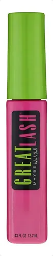 Máscara de pestañas Maybelline Great Lash 12.717ml color blackest black