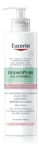 Gel Limpiador Concentrado Eucerin Dermopure 400ml