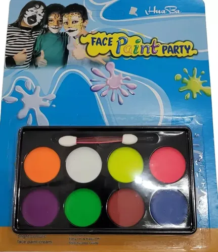 Paleta Maquillaje Artistico Pintura 8 Colores