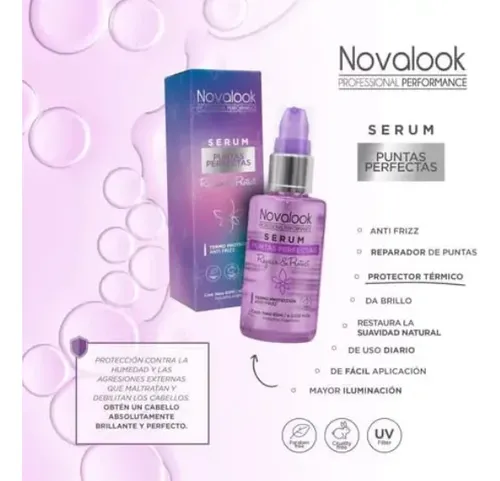 Serum Protector Termico Novalook X 35 Ml Reparador De Puntas