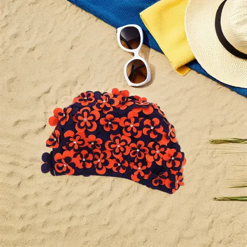 Gorro De Baño Impermeable De Alta Elasticidad Con Estampado