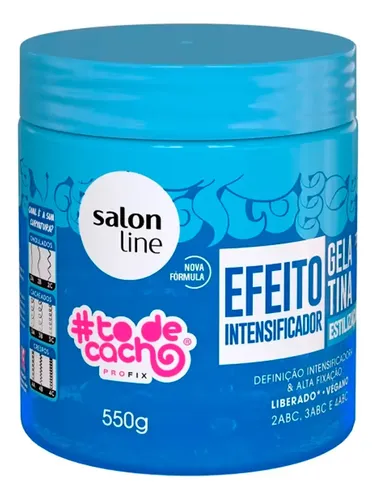 Salon Line To De Cacho Gelatina Efecto Intensificador 550gr