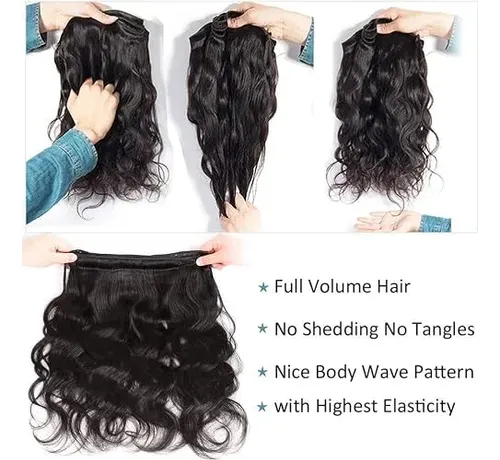 Yisea Extensiones De Cabello Humano Virgen Brasileño