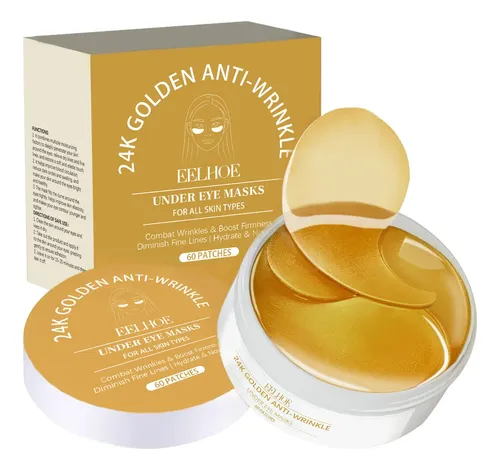 Parches Hidratantes Eelhoe Gold Para Ojos Suaves Y Regordete