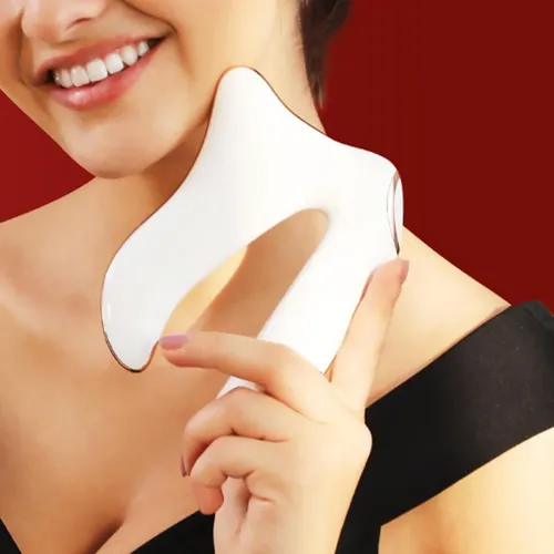 Herramienta Raspadora Eléctrica Gua Sha, Blanca
