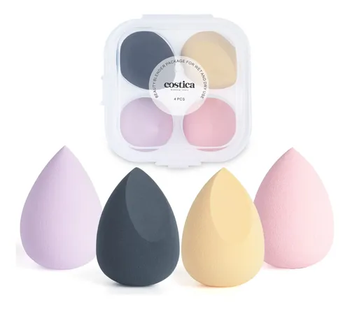 Set De Esponjas De Maquillaje Costica Beauty Blender, 4 Unid