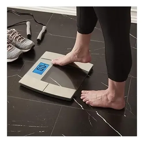 Báscula Inteligente Eatsmart De Precisión Digital Blanco Plata.