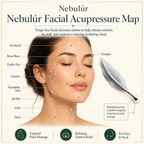 Herramienta Gua Sha Nebulúr De Acero Inoxidable, Masajeador