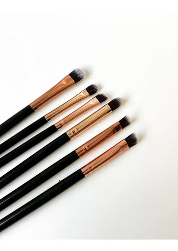 Set X5 Brochas Basico Para Ojos Difuminar, Cejas Caobamakeup