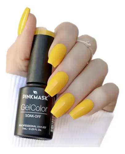 Pink Mask Gel Color Semipermanente Uv Led 7 Ml Color Walking on sunshine