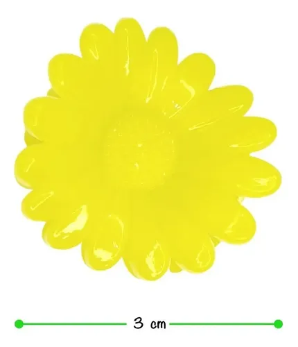 Broche Forma Flor Mini Para Pelo Colores Pack Vibrante