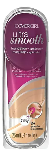 Base Ultrasmooth Covergirl Plus Golden Tan 857, 0,85 Onza Fl