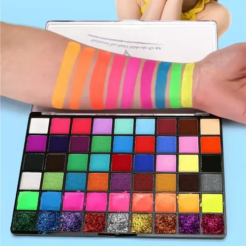 Juego De Pintura Facial, Paleta De Pintura For Carnavales