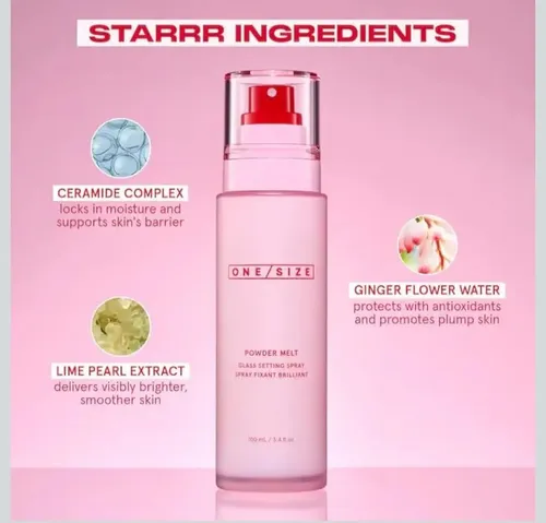 Spray Fijador En Polvo Melt 100 Ml Con Acabado Efecto Vidrio