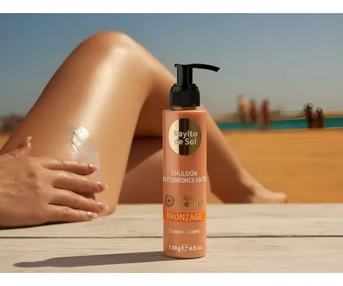 Bronceador Hidratante Emulsion Rayito De Sol Autobronceante