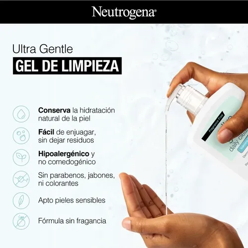 Gel De Limpieza Facial Ultra Gentle 354Ml Neutrogena