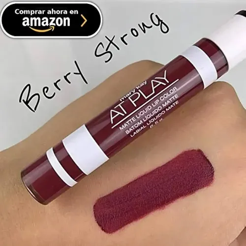 Labial Liquido Acabado Mate At Play Mary Kay Color Berry Strong