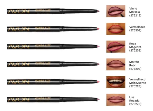 Delineador Labial Retratil 280mg Power Stay Avon.lanzamiento