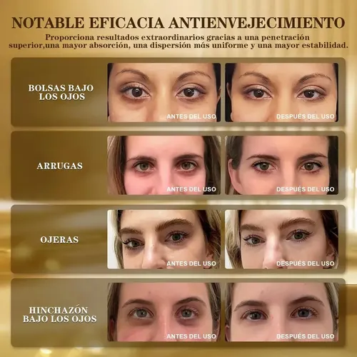 Parches Ojos 24k Gold Antiarrugas 60 Piezas Todo Tipo De Piel