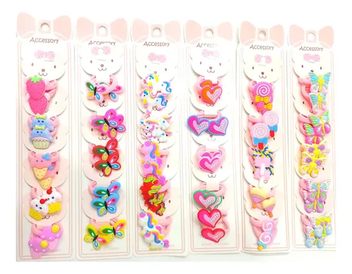 Pack X 3 Blister Colitas De Pelo Infantil Surtidos (30 U.)