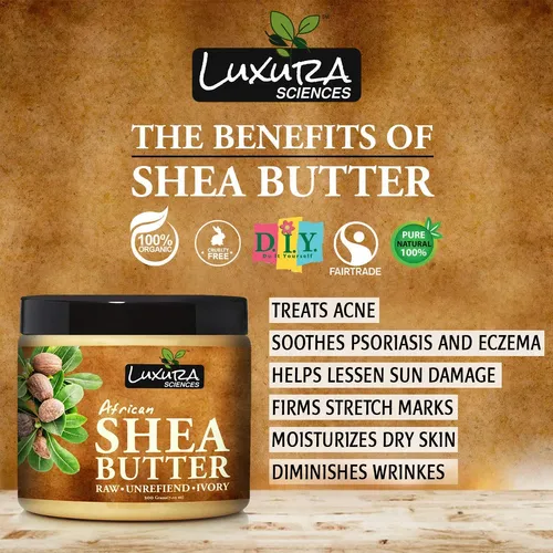 Crema Hidratante Para La Piel Luxura Sciences Manteca De Kar