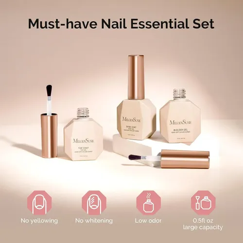 Set De Gel De Uñas Melodysusie 3 Pzas 15ml