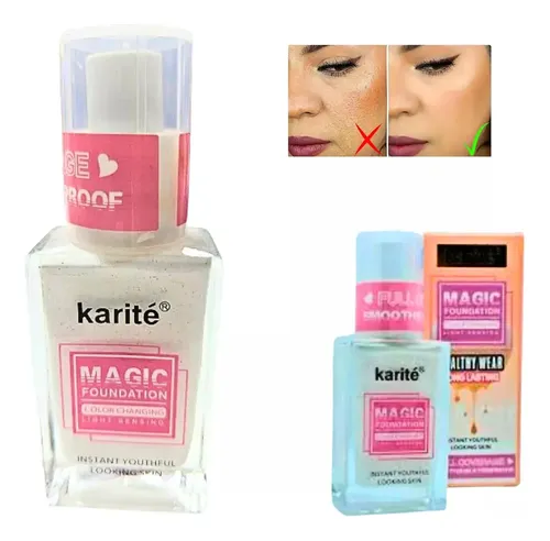 Base Maquillaje Karite Cambia De Color Con El Ph De La Piel