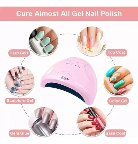 Cabina Manicura Profesional Sun One Led Uv 48w 30 Led