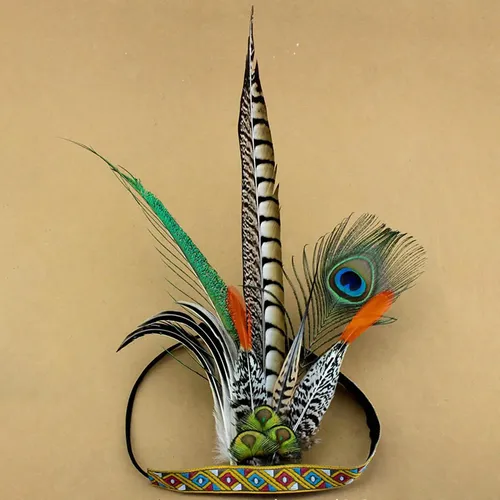 . De Plumas, Diadema, Banda For El Pelo, Vestido, For Fs7