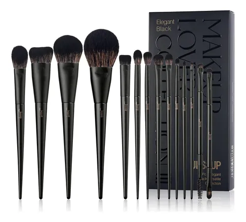 Set De Brochas De Maquillaje Jessup T336 14 Piezas De Fibra