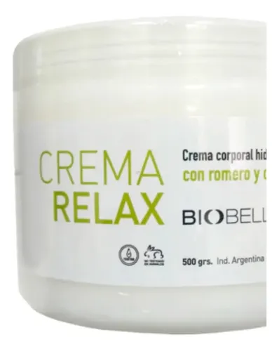 Crema Masajes Relax Biobellus Con Romero Y Caléndula 500gr