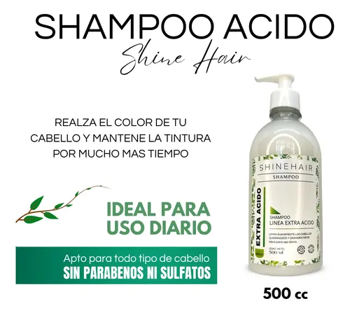 Combo Shampoo Acido, Keratina Sin Formol Y Biotina Pura