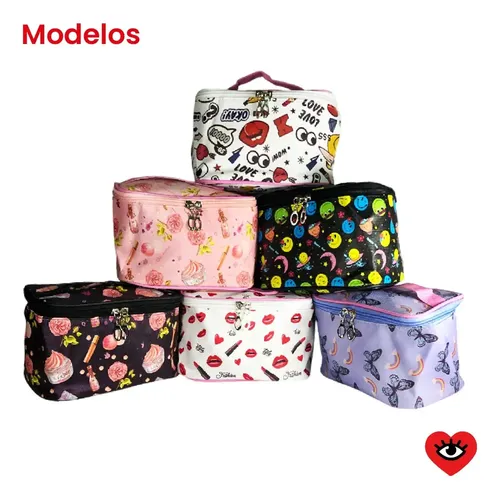 Neceser Porta Cosmeticos Maquillaje Brochas Bolso Estuche Color 3