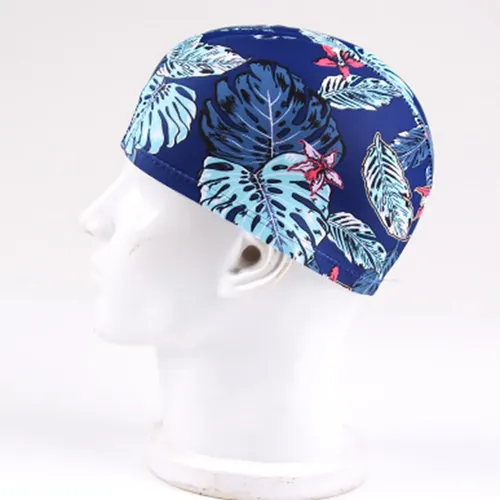 Gorro De Natación Moda Con Flores Estampado Para Estilo B