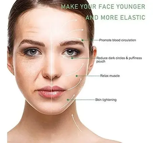 Kit Masaje Gua Sha Jade Natural Drenaje Linfático Facial