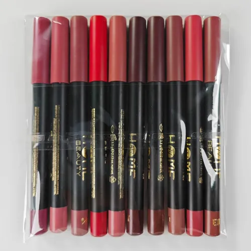 Juego De Lápices Labiales Mate 10 Colores 7v Home Beauty