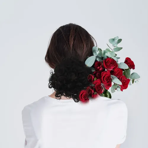 Relleno De Cabello Falso Para Chongo, Extensión De Cabello E