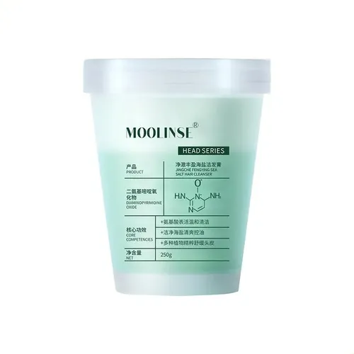 Exfoliante Capilar De Sal Marina, Control De Grasa, Volumen
