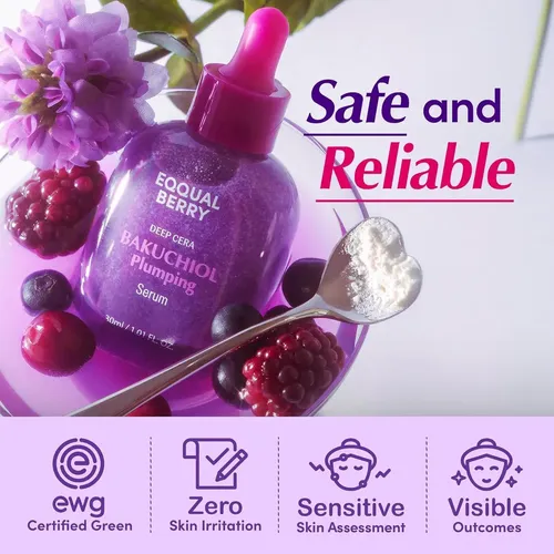 Serum Reafirmante Bakuchiol Coreano Rostro Eqqualberry 30ml