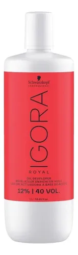 Loción activadora Ox Igora Royal Developer Schwarzkopf, 1 litro, Tom 40, volúmenes 12