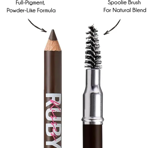 Lápiz De Cejas Ruby Kisses Go Brow 3x Dark Brown