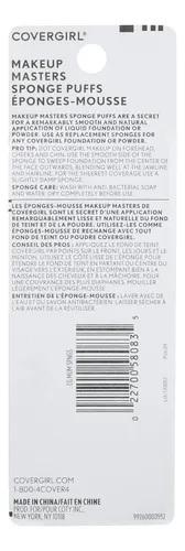Covergirl Makeup Masters Sponge Puffs, 3 Cuenta (el Empaque