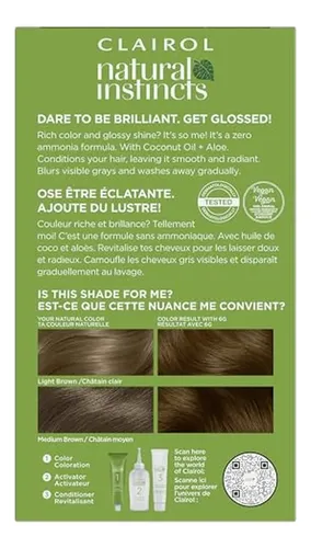 Tinte Semipermanente Para El Cabello Clairol Natural Instinc