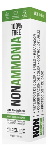 Kit 3 Tinturas Sin Amoniaco Fidelite Non Ammonia 60gr C/u