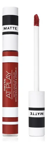 Mary Kay At Play Labial Liquido Mate Larga Duracion Red My Mind