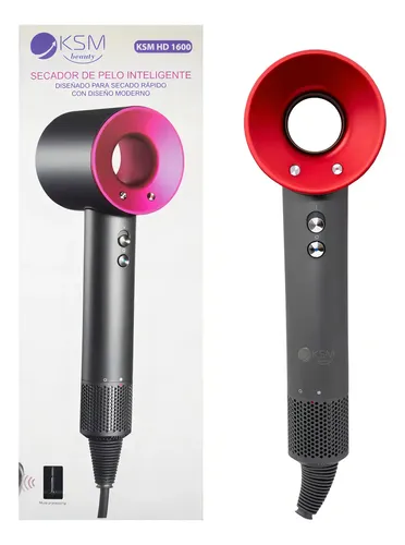 Secador De Pelo Supersónico Inteligente Ksm Hd 1600 Rojo